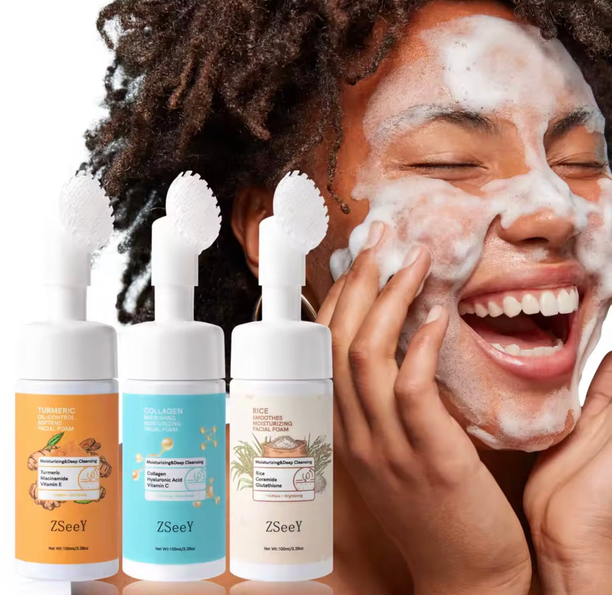 ZSeeY Moisturising Facial Cleanser Rice