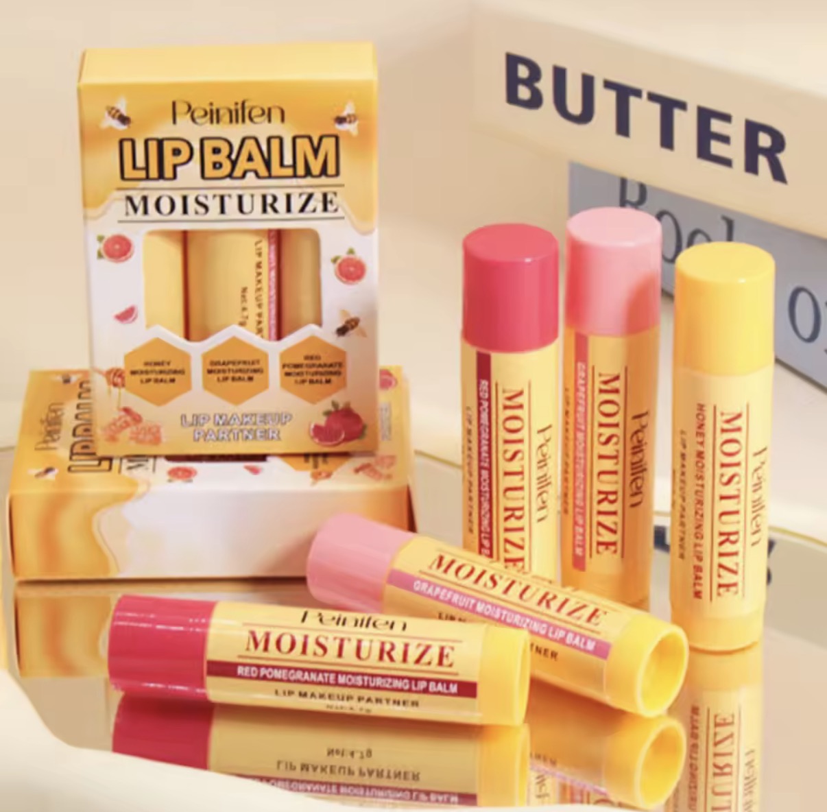 Peinifen Lip Balm Moisturising Kit