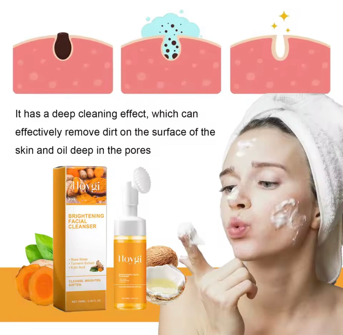 Hoygi Brightening Facial Cleanser