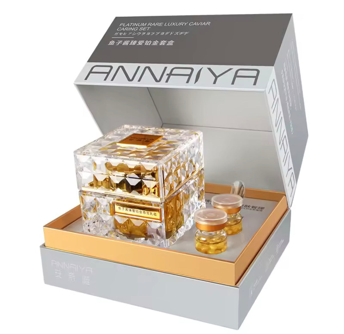 Annaya Platinum Rare Luxury Caviar Caring Moisturising Set