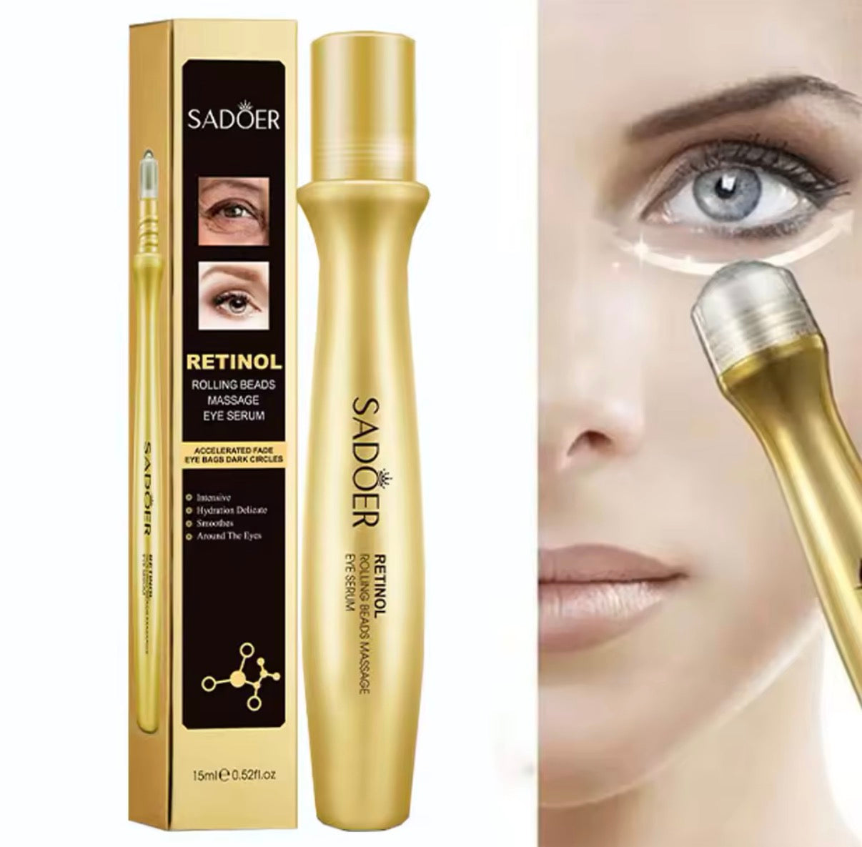 Sadoer Rolling Beads Retinol Eye Serum