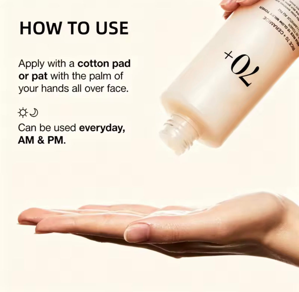Anua Aqua Rice Milky Glow Toner 250ml