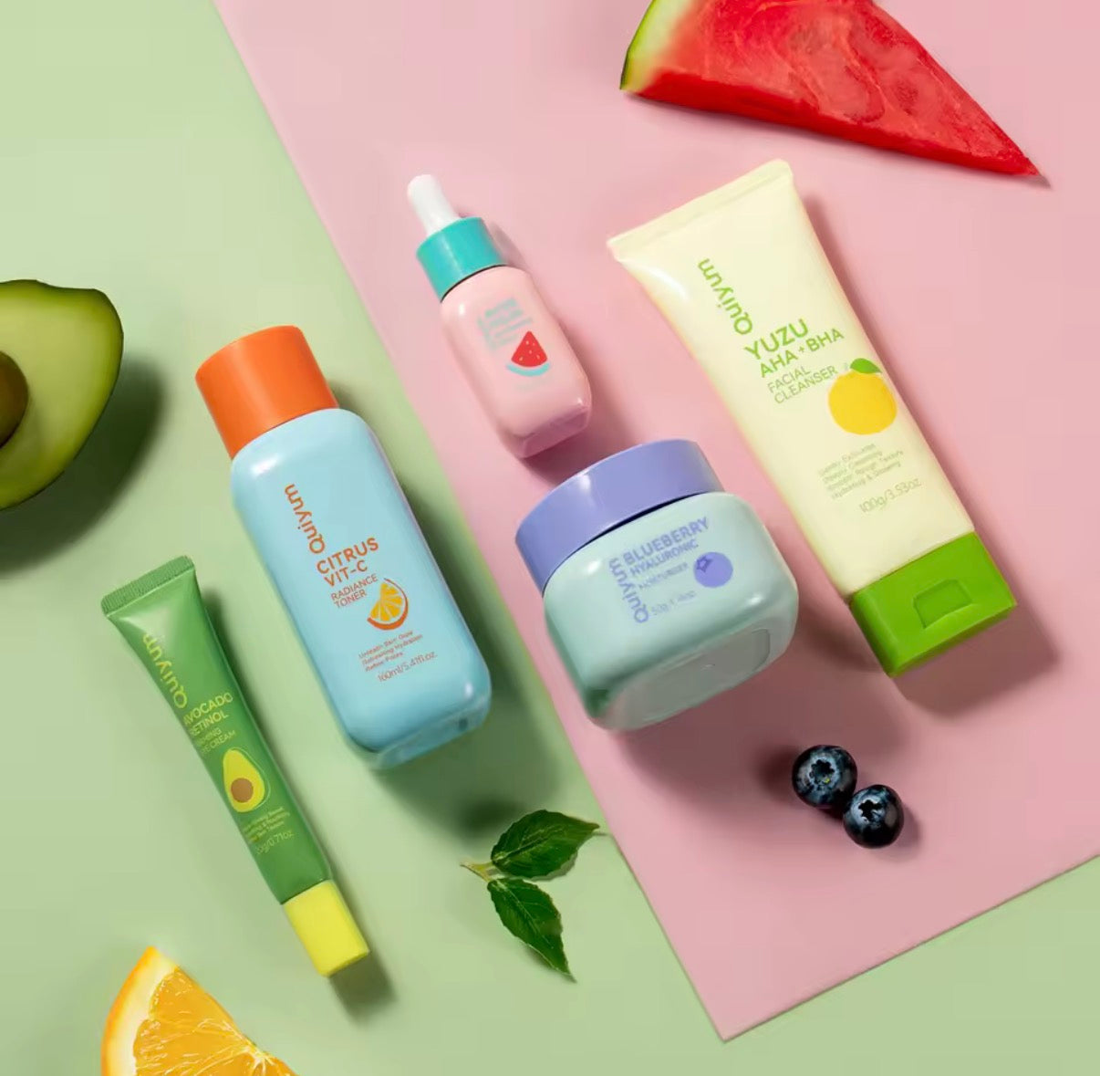 Quiyum Fresh Fruit Full Skin Care Set