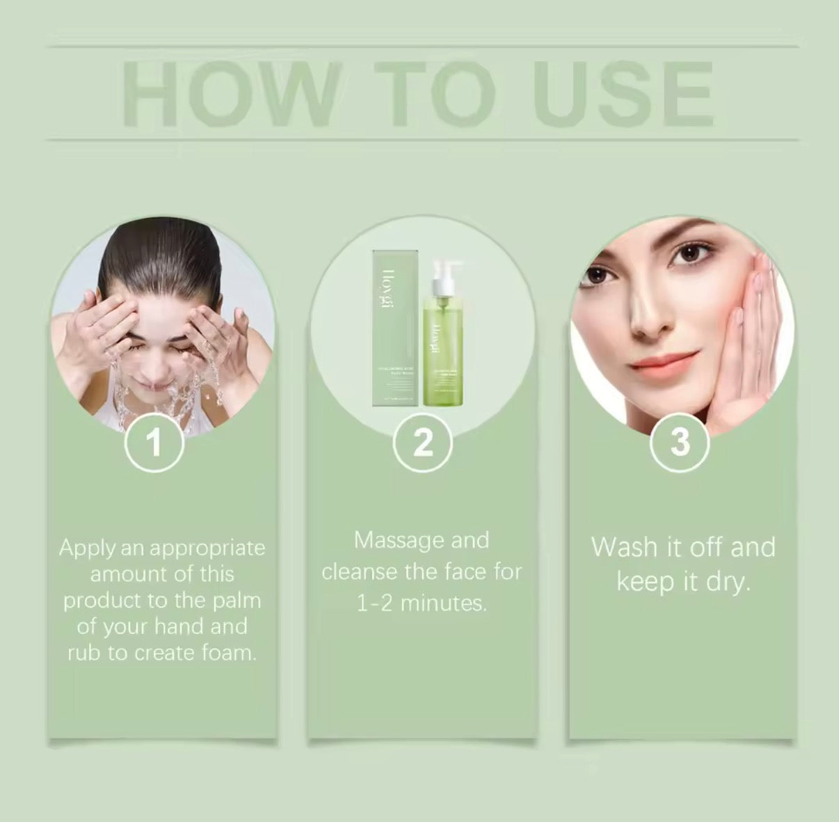 Hoygi Hylauronic Acid Face Wash