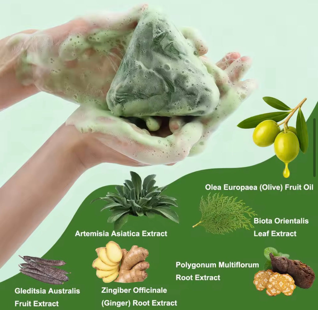 Yurhersu Leaf Usman Shampoo Bar