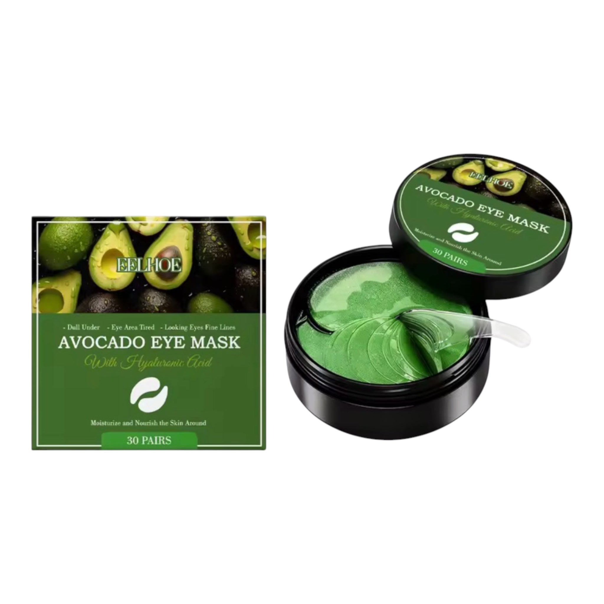 Avocado Eye Mask with Hyaluronic Acid Pair of 30