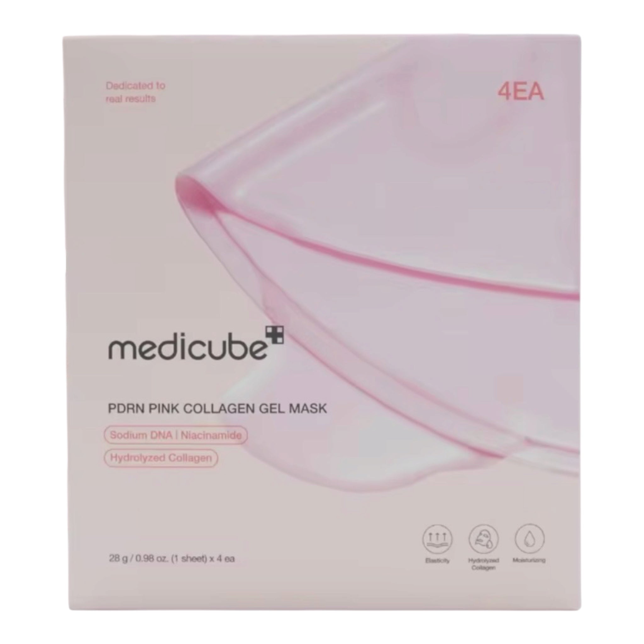 Medicube Pink Collagen Gel Mask Pack of 4